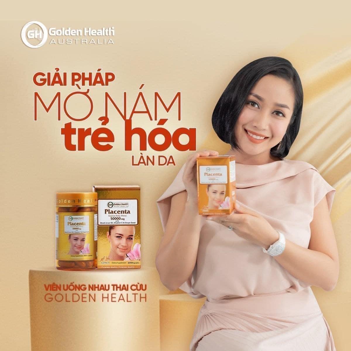 Viên Uống Nhau Thai Cừu Golden Health Placenta chống Oxi hóa, duy trì vẻ đẹp thanh xuân