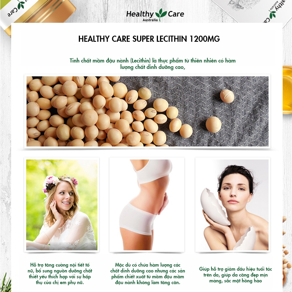 Mầm Đậu Nành Healthy Care Super Lecithin