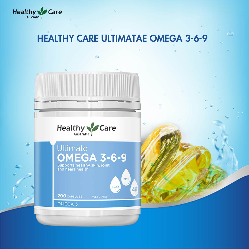 Viên Dầu Cá Healthy Care Ultimate Omega 3-6-9