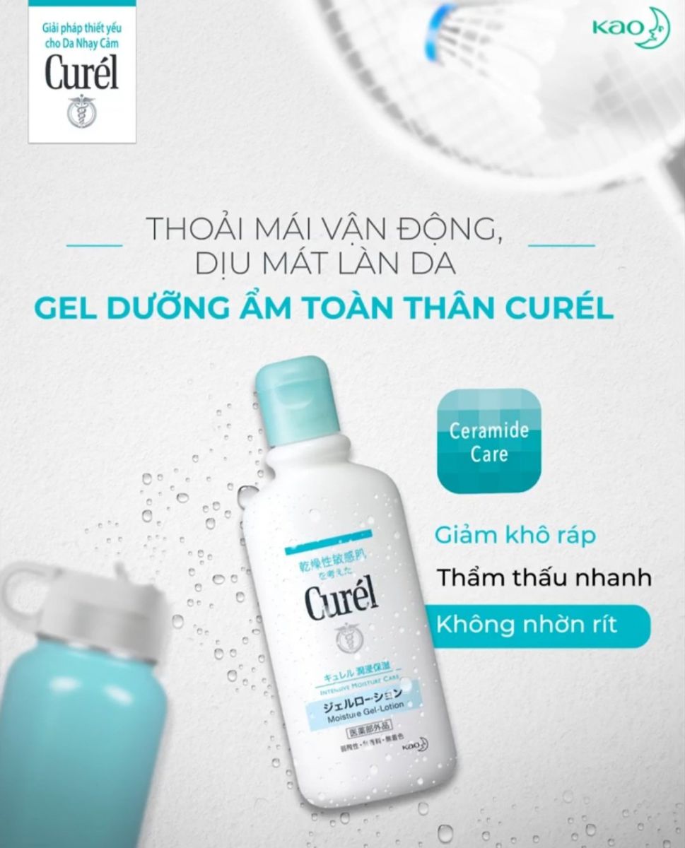 Sản phẩm Gel dưỡng toàn thân Curel Intensive Moisture Care Gel-Lotion