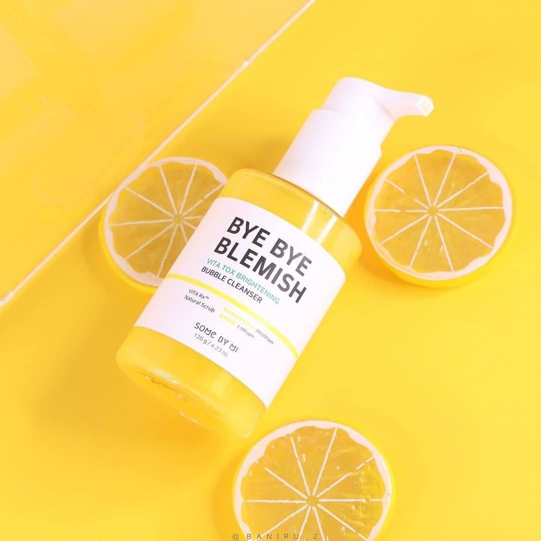 Gel Rửa Mặt Some By Mi Sủi Bọt Làm Sạch & Sáng Da Bye Bye Blemish Vita Tox Brightening Bubble Cleanser