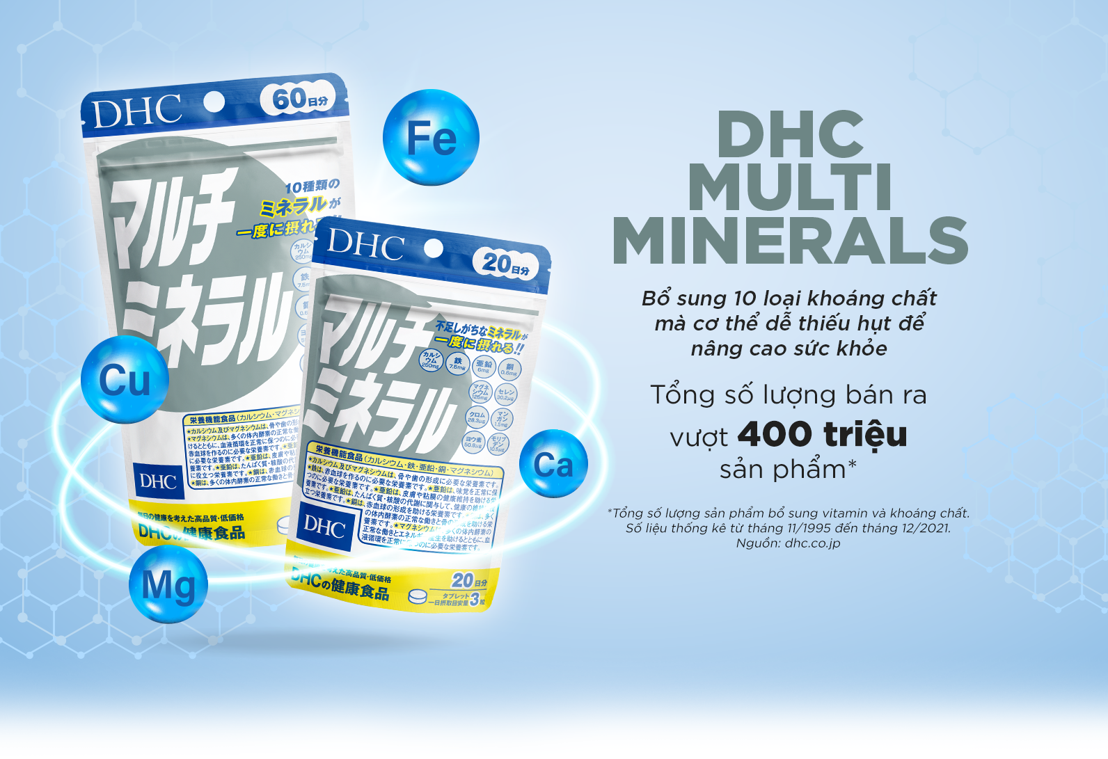 Viên Uống Khoáng Tổng Hợp DHC Multi Minerals