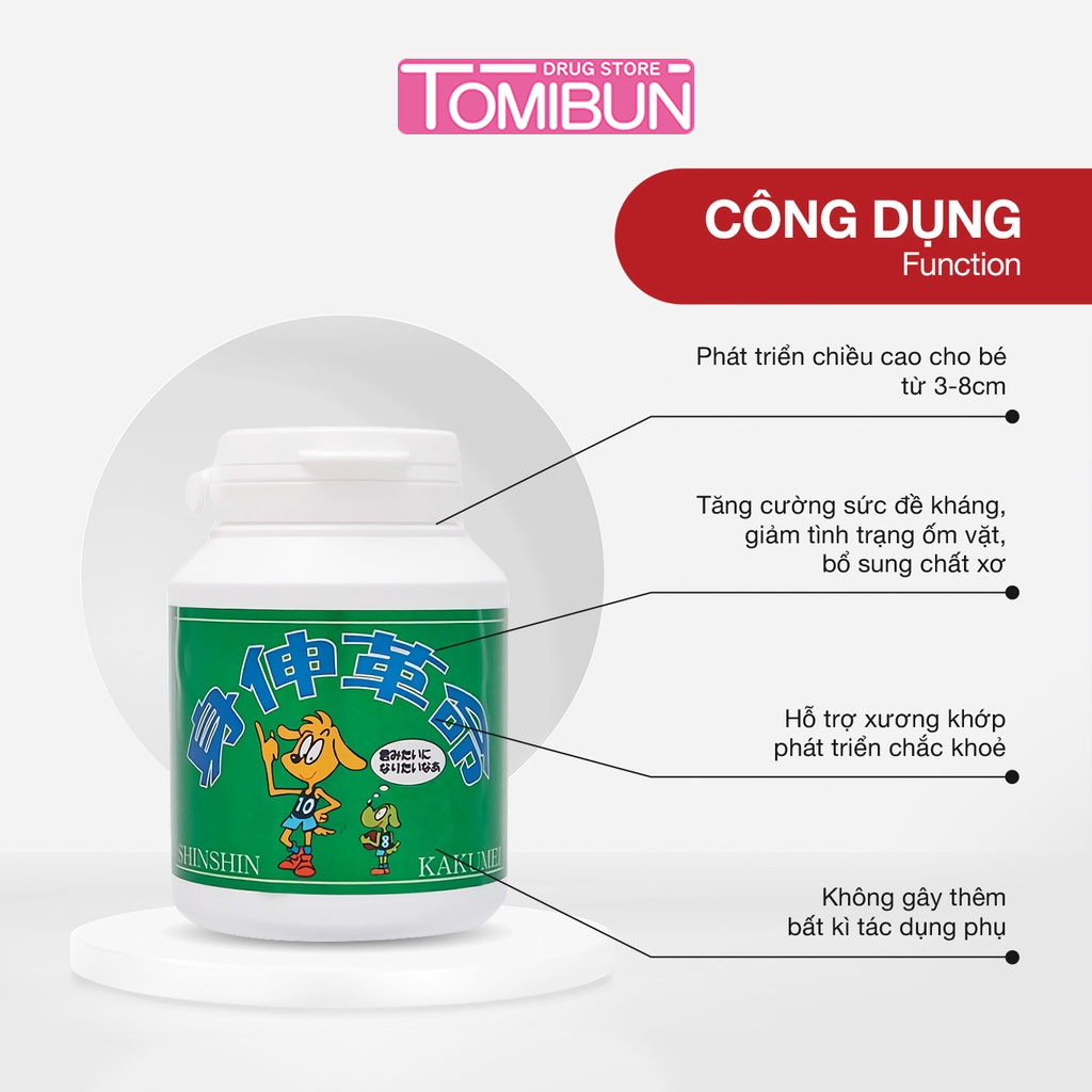 Tảo Tăng Chiều Cao Cho Bé Shinshin Kakumei tăng cường hệ thống miễn dịch, phòng ngừa bệnh tật và chống suy dinh dưỡng cho trẻ em