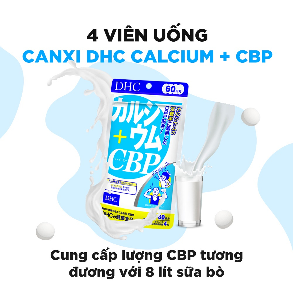 Viên Uống Bổ Sung Canxi Calcium + CBP DHC