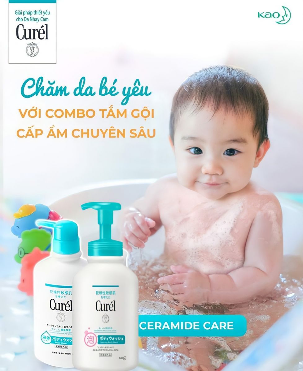 Sữa Tắm Curél Intensive Moisture Care Foaming Body Wash