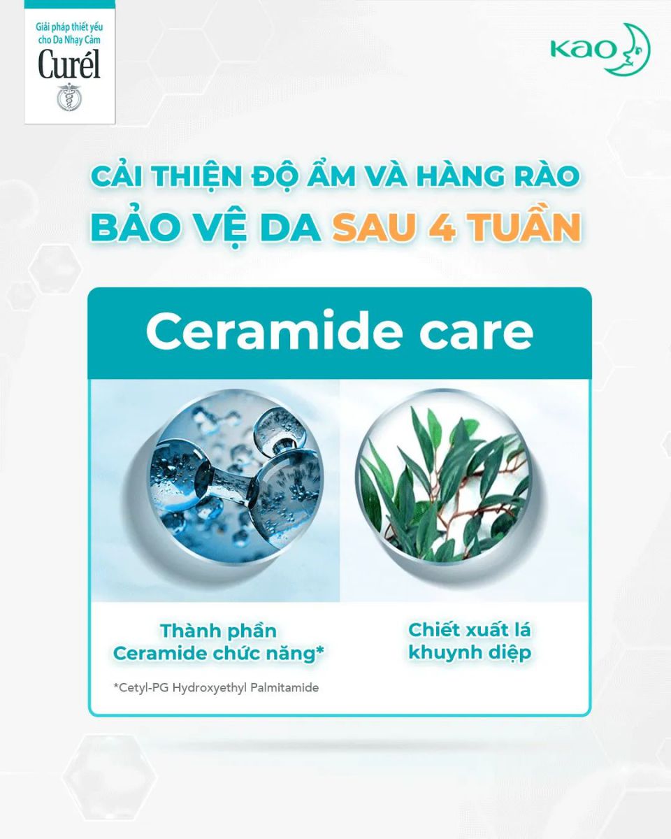 Curél Intensive Moisture Care Body Wash giúp tăng cường dưỡng ẩm cho da, giúp nuôi dưỡng da khỏe mềm mịn