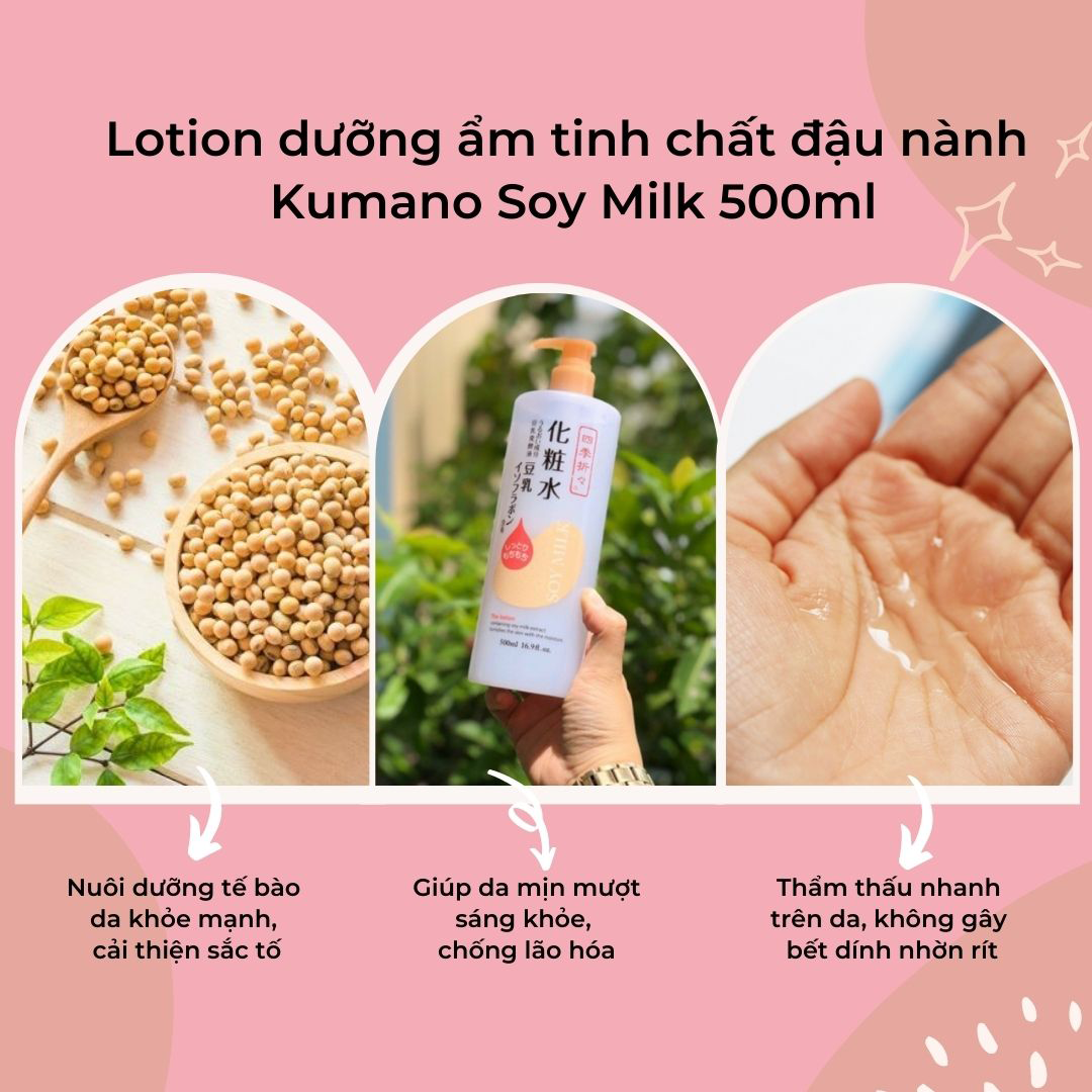 Kumano Soy Milk The Body Soap hỗ trợ chống lão hóa từ sâu bên trong
