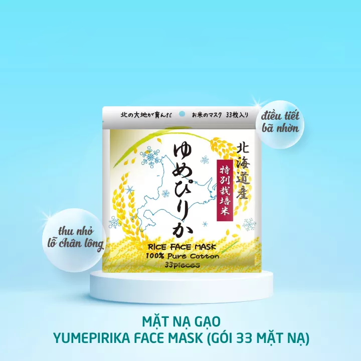 Mặt Nạ Gạo Navis Rice Face Mask hỗ trợ sát khuẩn, chữa trị giúp phục hồi các vùng da viêm