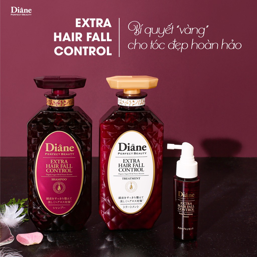 Bộ sản phẩm Kiểm Soát Tóc Rụng Và Phục Hồi Moist Diane Extra Hair Fall Control