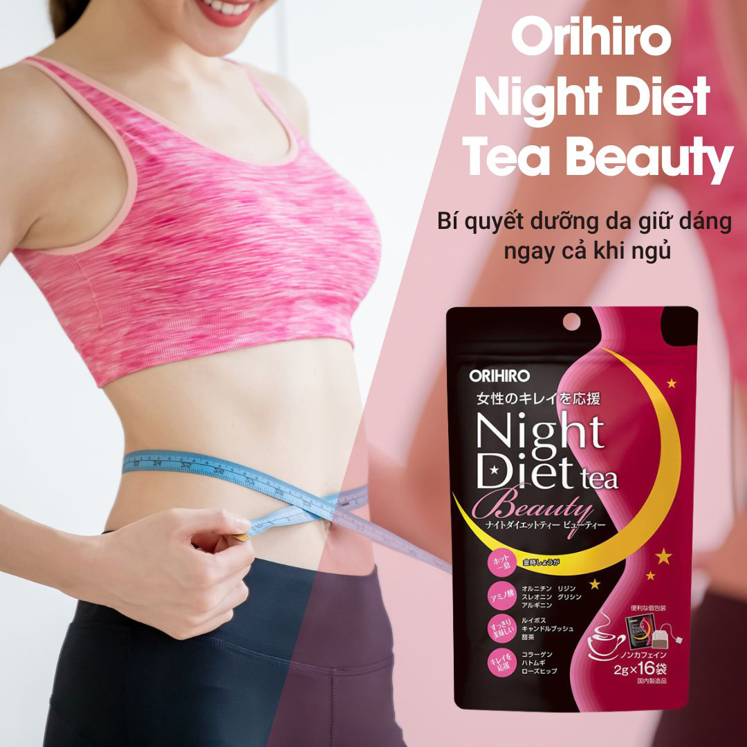 ORIHIRO - Trà Giảm Cân Ban Đêm Night Diet Beauty