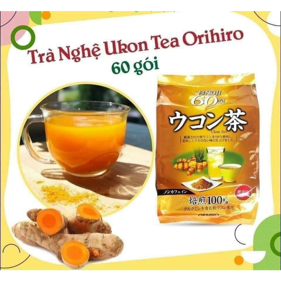 Trà Nghệ Orihiro Ukon Tea hỗ trợ ngăn ngừa viêm loét dạ dày, hỗ trợ điều trị các bệnh về đại tràng