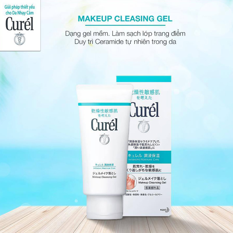 Curel Cleansing Gel giúp da thông thoáng, lấy đi bụi bẩn, hỗ trợ da đẹp tự nhiên hơn