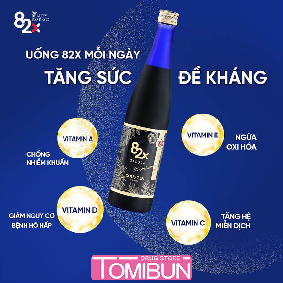 Nước Uống Collagen 82x Sakura Premium