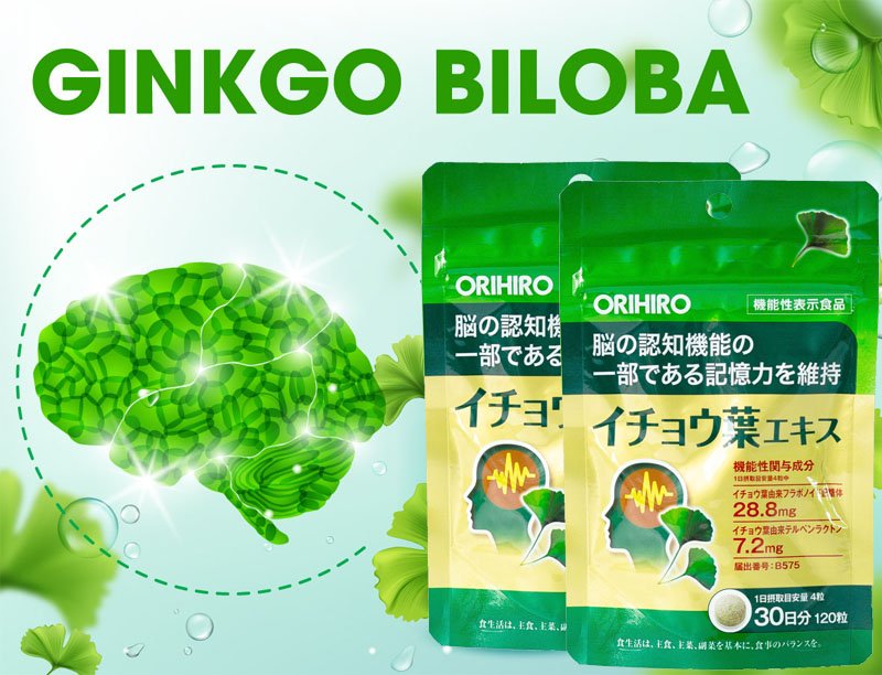 Viên Uống Bổ Não Orihiro Ginkgo Biloba
