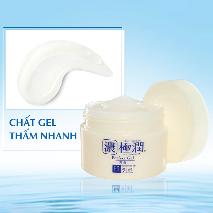 Hadalabo Gokujyun Hyaluronic Acid Moisturizing Cream dễ dàng thấm sâu vào da và không gây nhờn rít