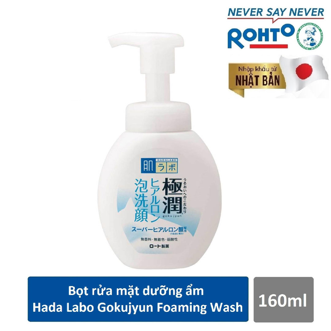 Sữa rửa mặt siêu tạo bọt Hada Labo Gokujyun Foaming Cleanser