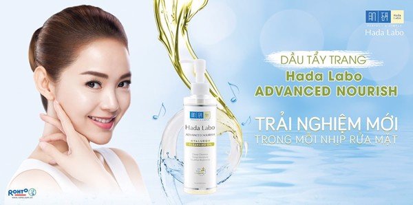 Hada Labo Advanced Nourish Hyaluron Cleansing Oil cung cấp độ ẩm và duy trì màng ẩm tự nhiên cho da
