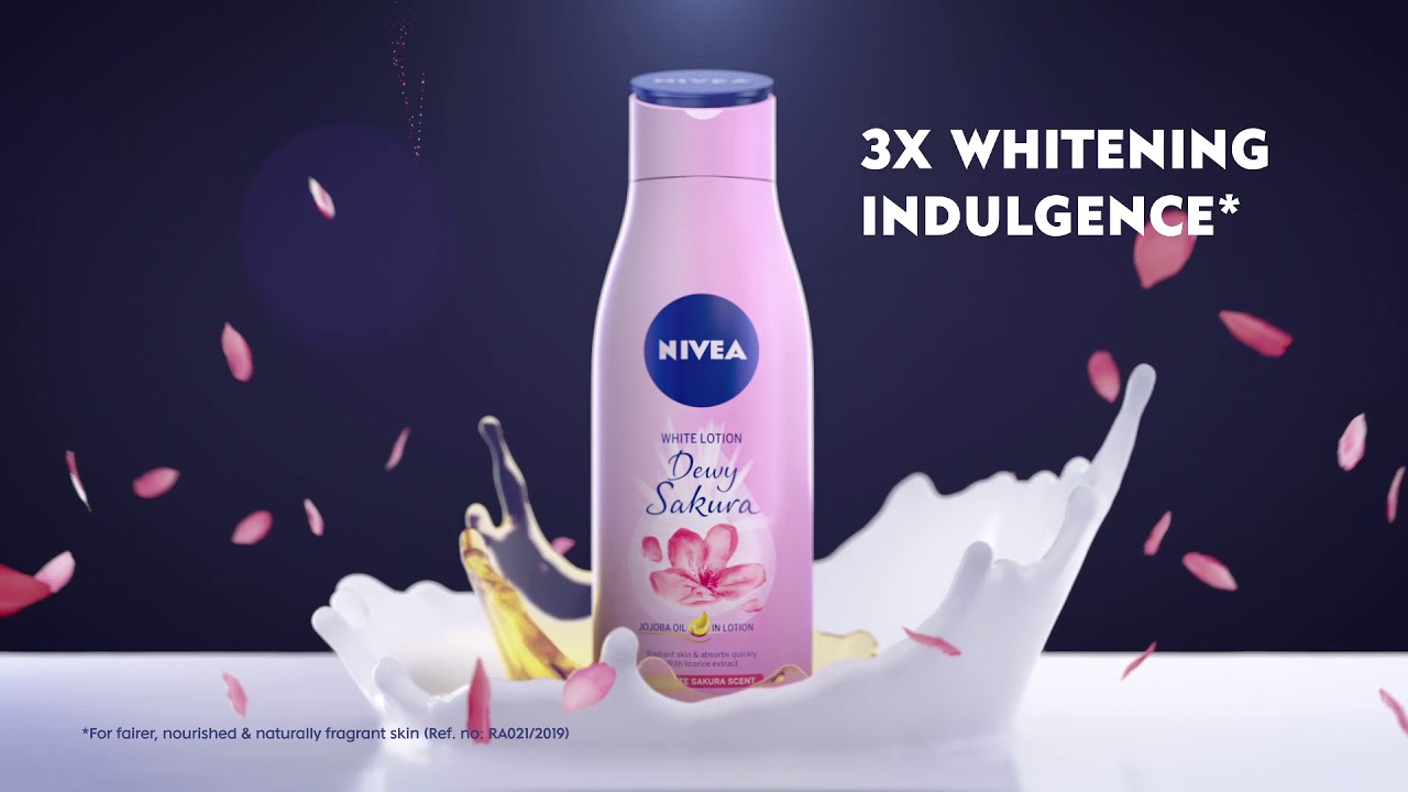 Sữa Dưỡng Thể Dưỡng Trắng Da Nivea Dewy Sakura