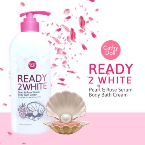 Sữa Tắm Cathy Doll Chiết Xuất Ngọc Trai & Hoa Hồng 500ml Pearl & Rose Serum Body Bath Cream