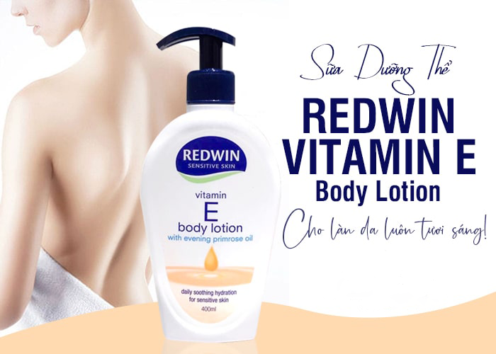 Kem Dưỡng Thể Vitamin E Body Lotion Redwin