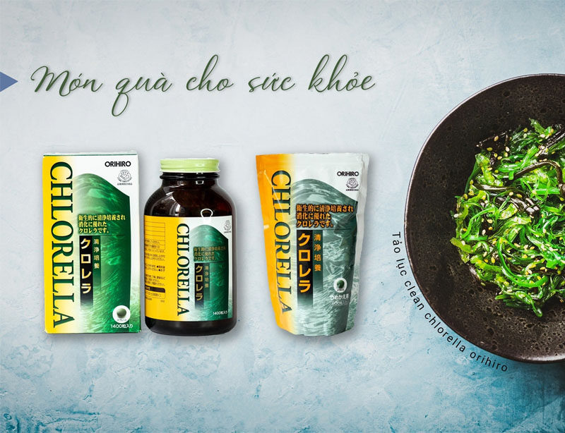 Viên Uống Tảo Lục Orihiro Clean Culture Chlorella