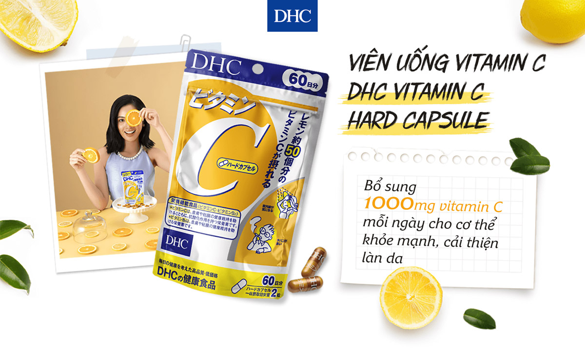 Viên Uống Bổ Sung DHC Vitamin C Hard Capsule