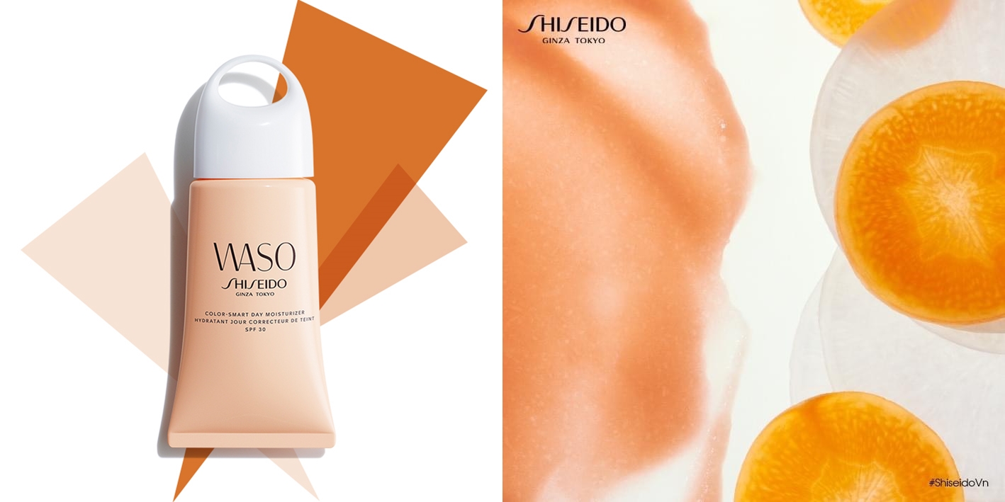 Shiseido Waso Color-Smart Day Moisturizer cải thiện vẻ ngoài của lỗ chân lông, se khít lỗ chân lông, làm thoáng lỗ chân lông