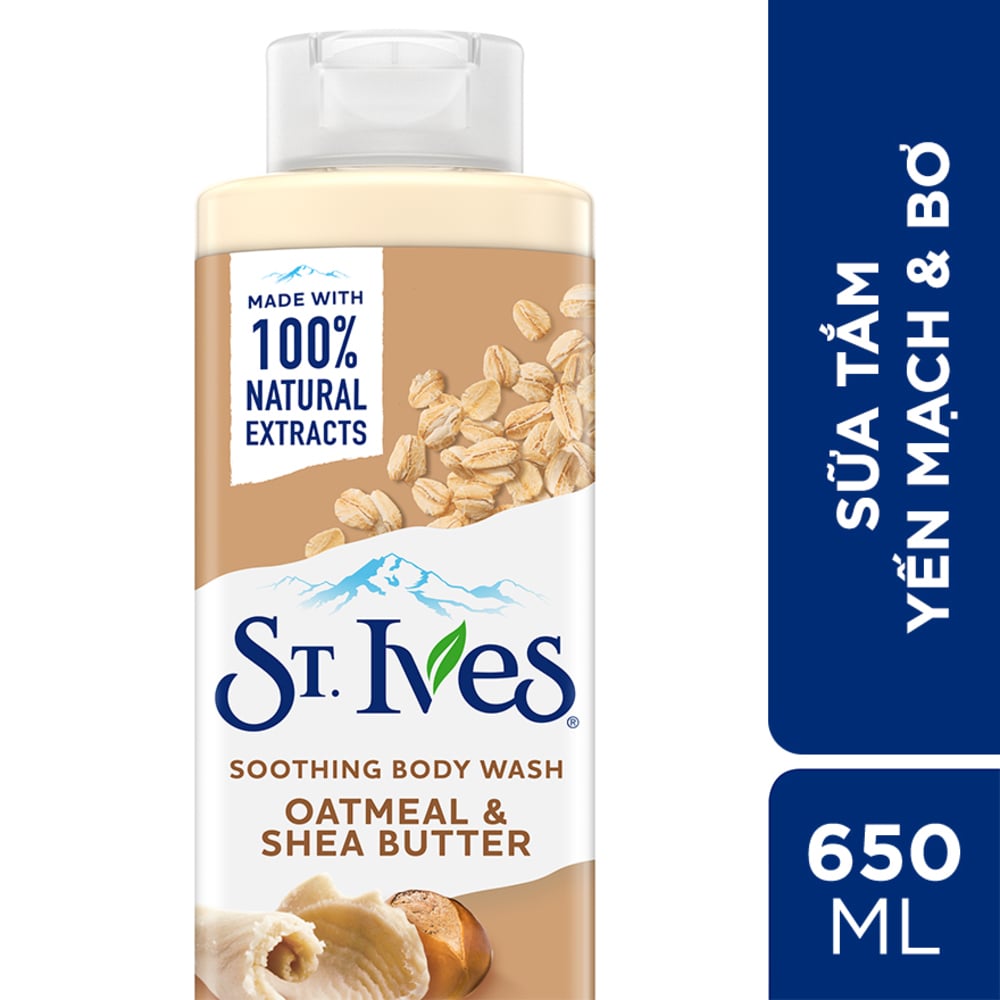 Sữa Tắm Yến Mạch Và Bơ St.Ives Oatmeal & Shea Butter Body Wash