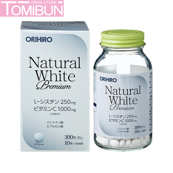 VIÊN UỐNG TRẮNG DA NATURAL WHITE PREMIUM ORIHIRO 300 VIÊN
