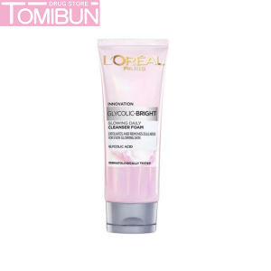 SỮA RỬA MẶT SÁNG DA L'OREAL PARIS GLYCOLIC-BRIGHT GLOWING DAILY CLEANSER FOAM 100ML