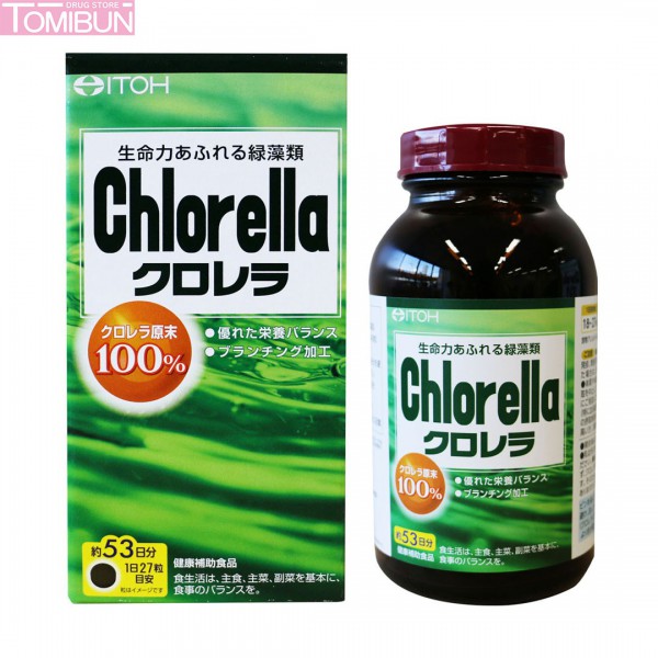 VIÊN UỐNG TẢO LỤC NARIS COSMETIC ITOH CHLORELLA 1600 VIÊN