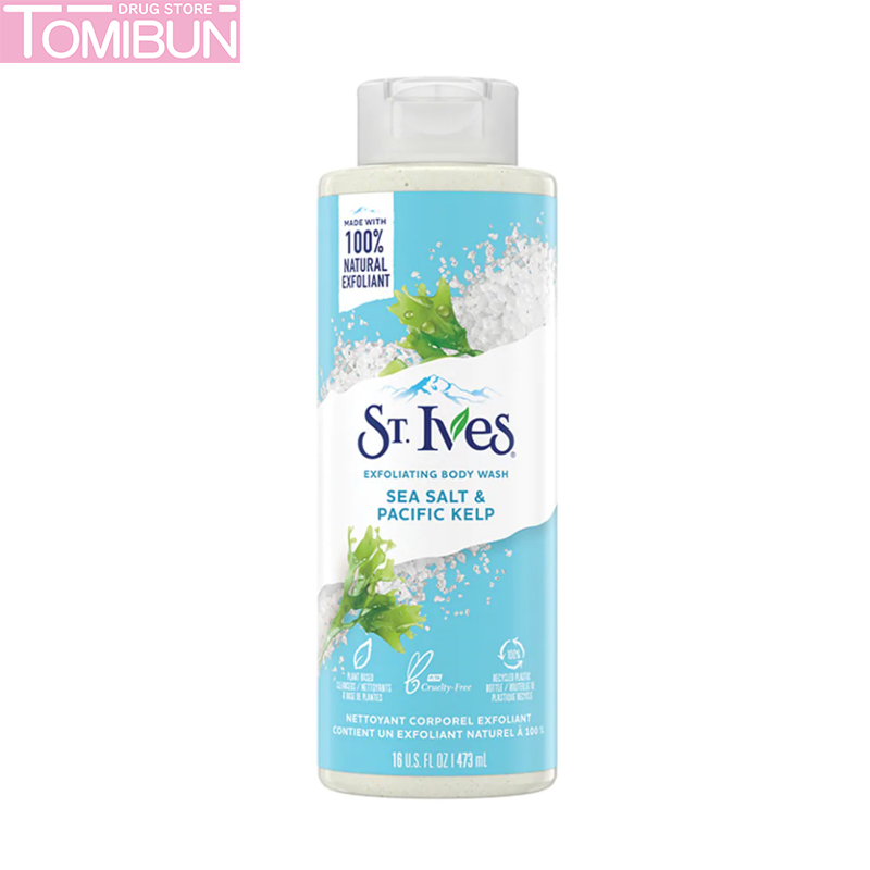 SỮA TẮM ST.IVES CHIẾT XUẤT MUỐI BIỂN VÀ TẢO LÀM SẠCH SÂU 650ML