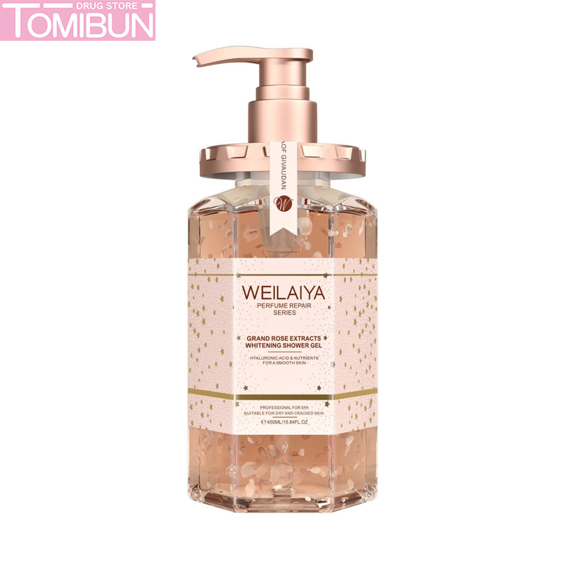 SỮA TẮM TRẮNG DA WEILAIYA DAMASK GRAND ROSE EXTRACTS WHITENING SHOWER GEL 450ML