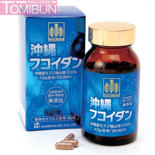 VIÊN UỐNG TẢO KANEHIDE FUCOIDAN OKINAWA PHÒNG CHỐNG UNG THƯ NHẬT BẢN 180V