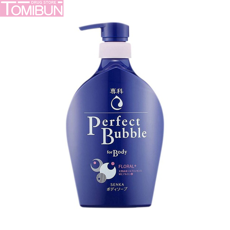 SỮA TẮM SENKA PERFECT BUBBLE FOR BODY FLORAL+ HƯƠNG HOA TƯƠI MÁT 500ML