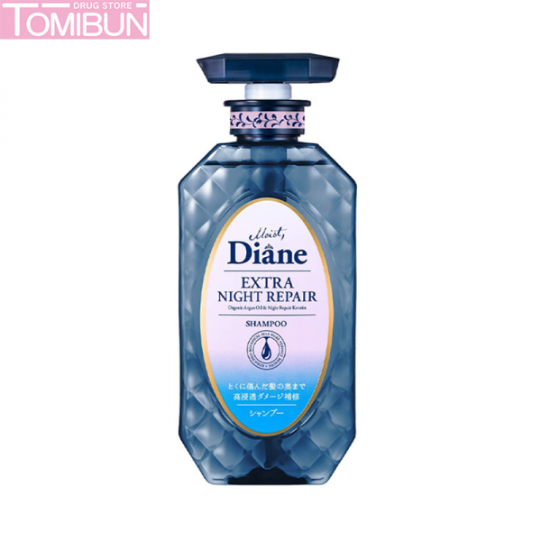 DẦU GỘI NGĂN NGỪA LÃO HÓA TÓC MOIST DIANE EXTRA NIGHT REPAIR 450ML