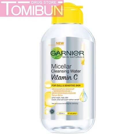 NƯỚC TẨY TRANG GARNIER VITAMIN C LÀM SÁNG DA MICELLAR CLEANSING WATER VITAMIN C 125ML