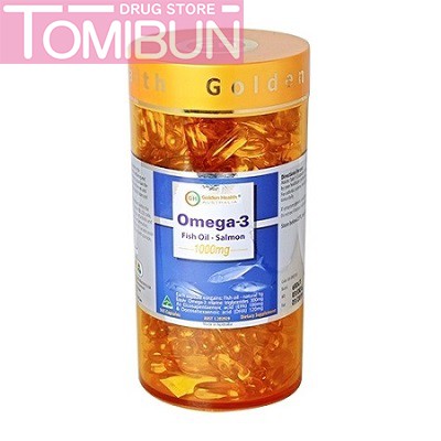 VIÊN DẦU CÁ HỒI OMEGA-3 SALMON FISH OIL GOLDEN HEALTH 365 VIÊN