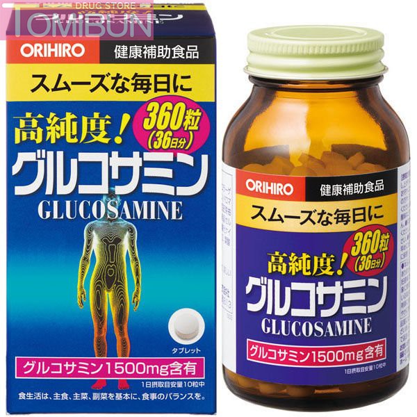 VIÊN UỐNG ORIHIRO GLUCOSAMINE BỔ XƯƠNG KHỚP 360 VIÊN