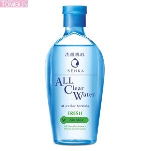 NƯỚC TẨY TRANG SENKA NGỪA MỤN, KIỂM SOÁT NHỜN ALL CLEAR WATER MICELLAR FORMULA FRESH ANTI SHINE 230ML