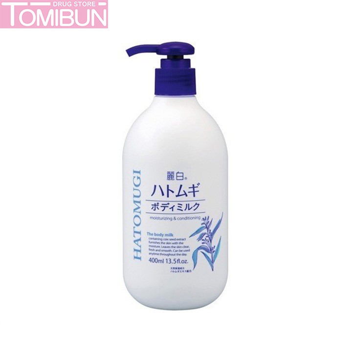 SỮA DƯỠNG THỂ BAN ĐÊM DƯỠNG TRẮNG DA HATOMUGI THE BODY LOTION 400ML