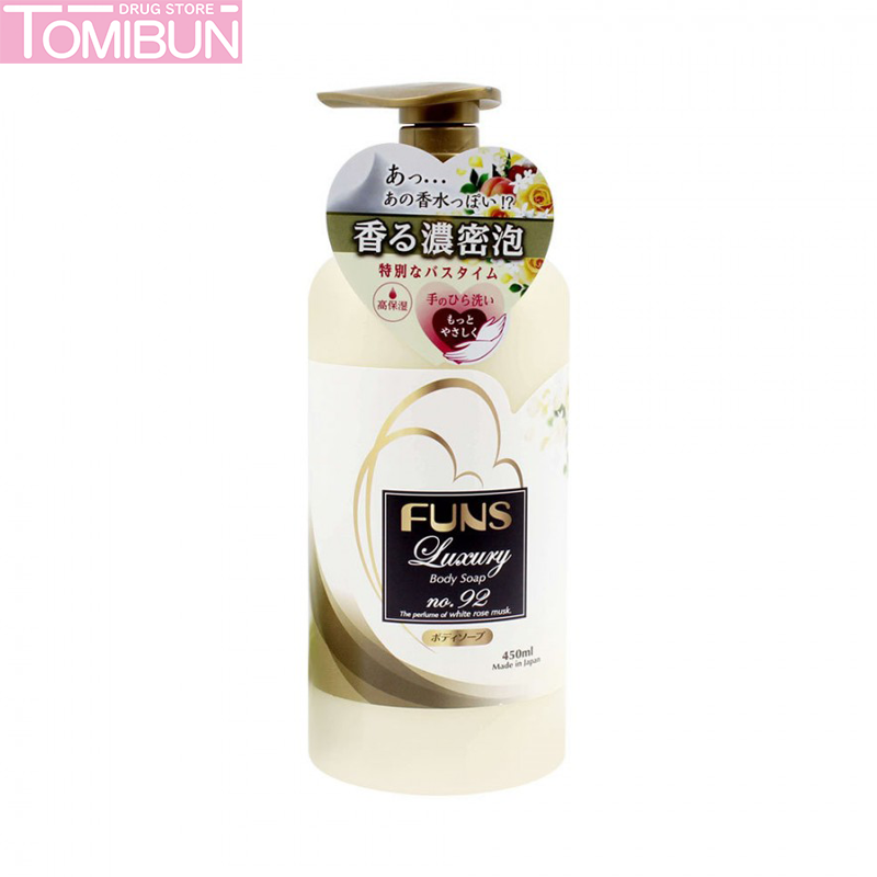 SỮA TẮM FUNS LUXURY NO.92 HƯƠNG THẢO MỘC BODY SOAP 450ML