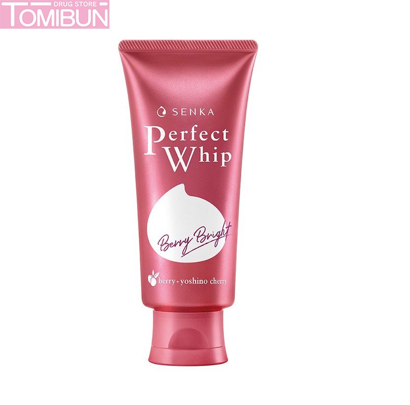 SỮA RỬA MẶT SENKA LÀM SẠCH SÂU & DƯỠNG SÁNG HỒNG PERFECT WHIP BERRY BRIGHT 100G