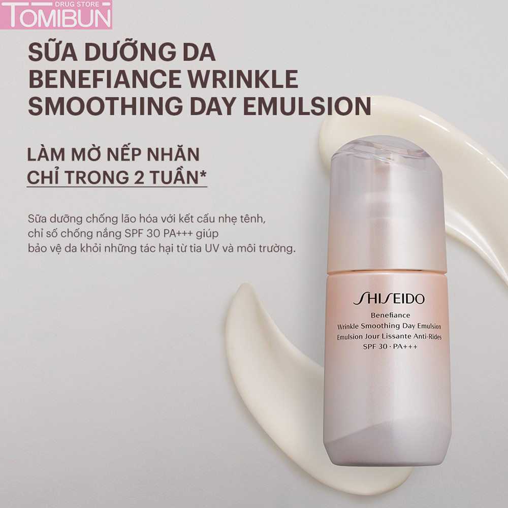 SỮA DƯỠNG BAN NGÀY BENEFIANCE WRINKLE SMOOTHING DAY EMULSION
