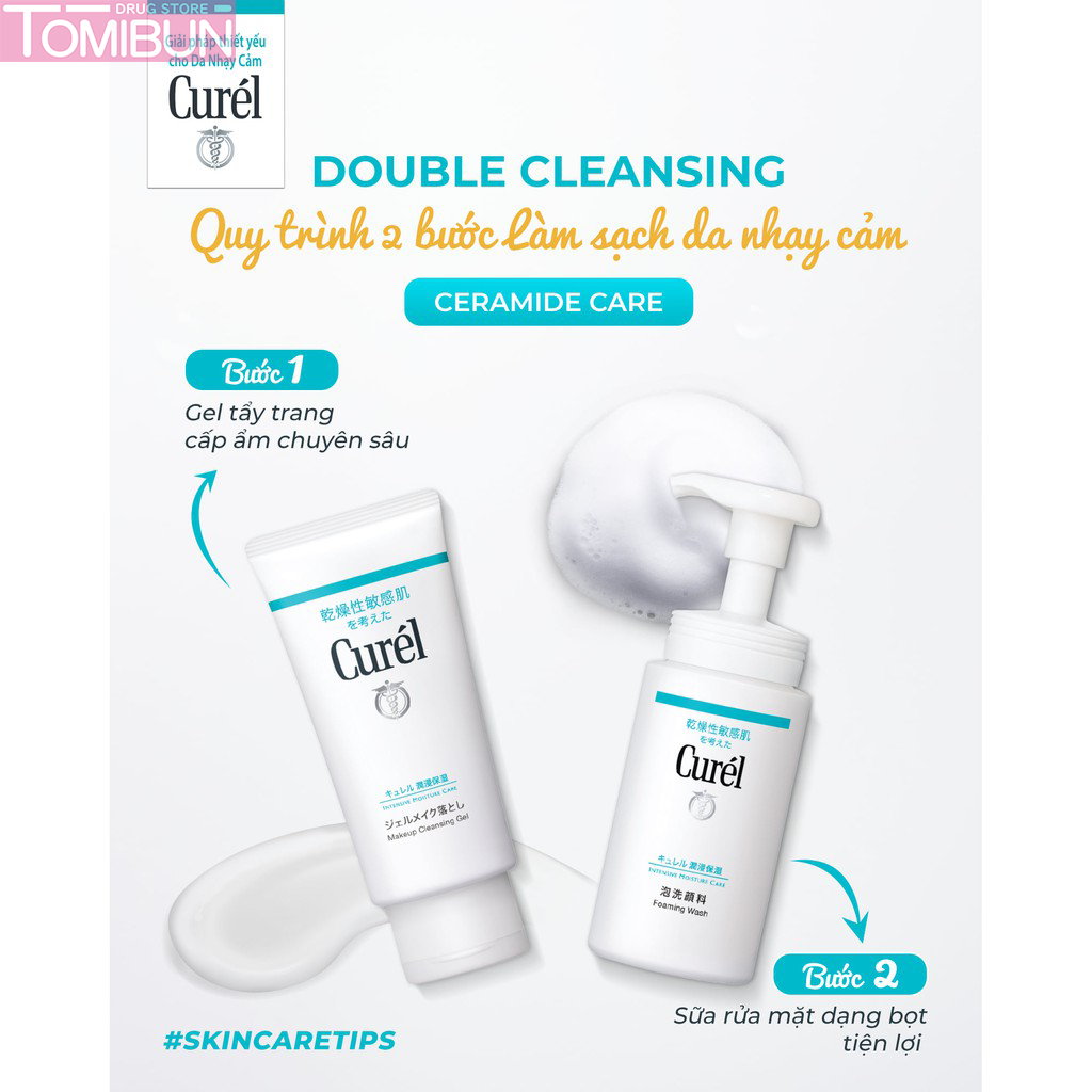 GEL TẨY TRANG CẤP ẨM CURÉL CLEANSING GEL