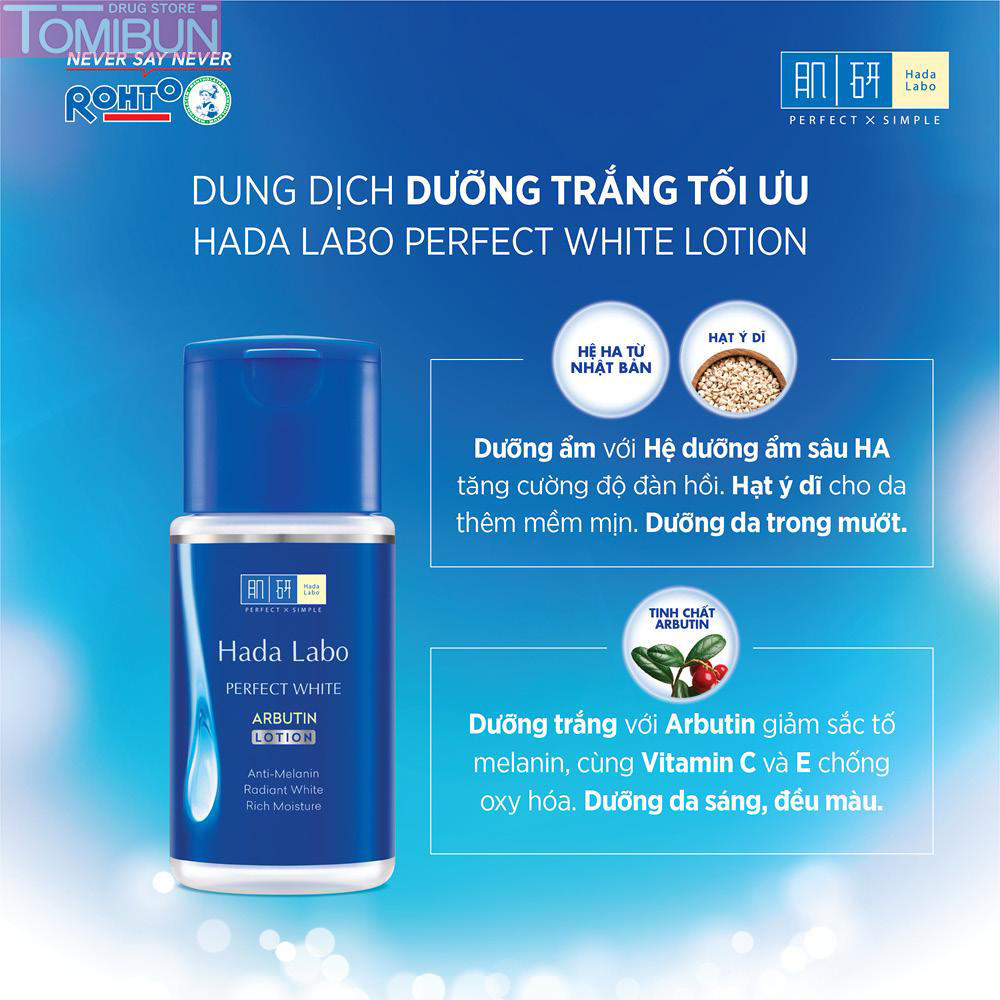 DUNG DỊCH DƯỠNG TRẮNG HADA LABO PERFECT WHITE LOTION