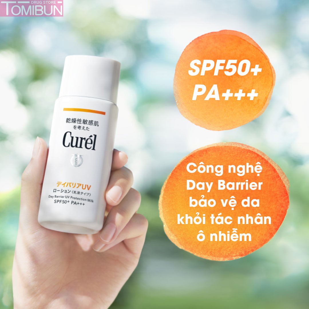 SỮA CHỐNG NẮNG CUREL UV PROTECTION MILK SPF 50+ PA+++