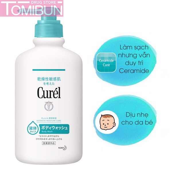 SỮA TẮM TOÀN THÂN CẤP ẨM CHUYÊN SÂU CURÉL INTENSIVE MOISTURE CARE BODY WASH