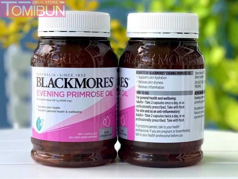 VIÊN UỐNG TINH DẦU HOA ANH THẢO BLACKMORES EVENING PRIMROSE OIL 190V