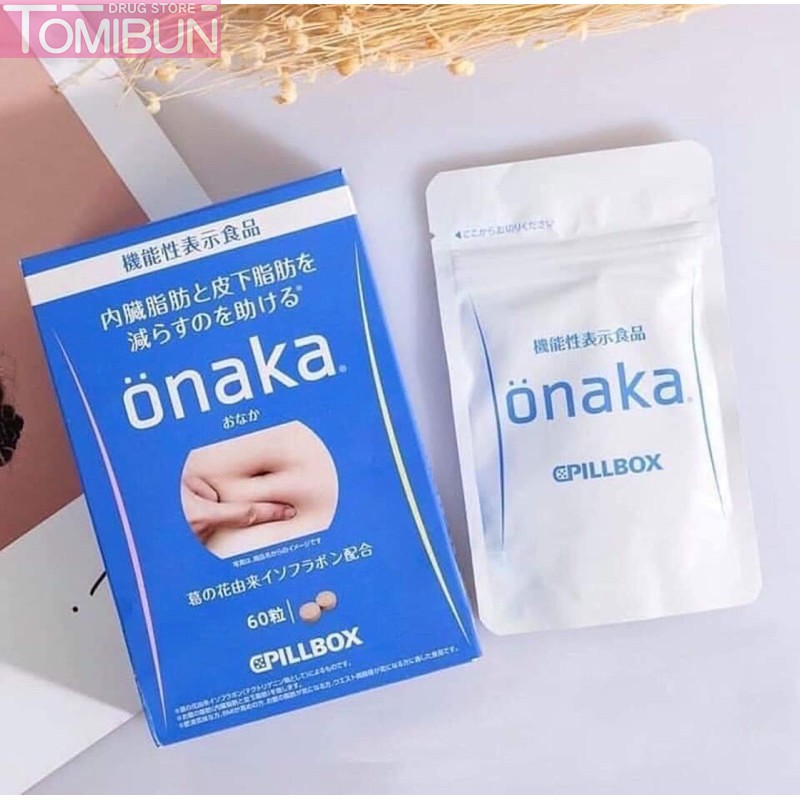 VIÊN GIẢM MỠ BỤNG ONAKA PILLBOX NHẬT BẢN 60 VIÊN